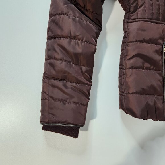 F & F Brown Winter Jacket w/Removable Hood - Size 4 - Picture 16 of 16